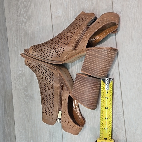 Vince Camuto Women Ankle Leather Open Toe Heels shoes sz 7M - Picture 7 of 11